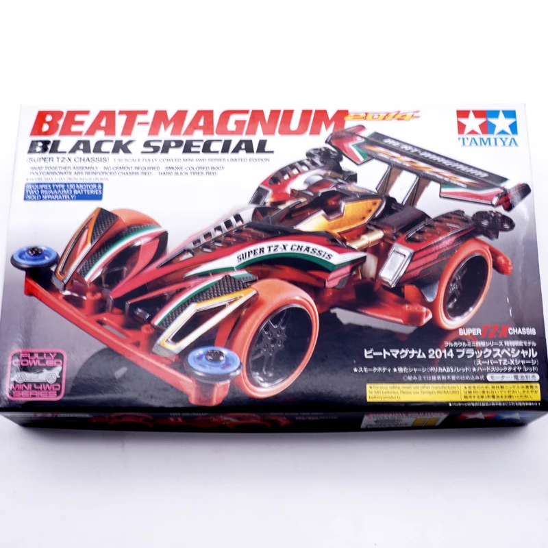 Оригинальный Tamiya 95047 BEAT MAGNUM черный специальный TZ X Шасси Мини 4WD
