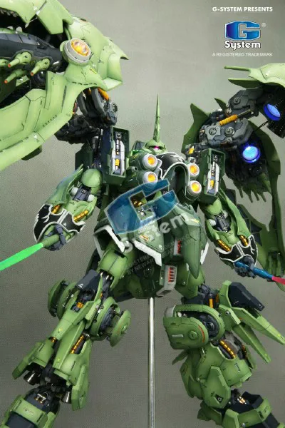 G-система Gundam Модель 1/72 NZ-666 Kshatriya(светодиодный светильник саблей в комплект не входит) Мобильный костюм комплект из смолы детские игрушки