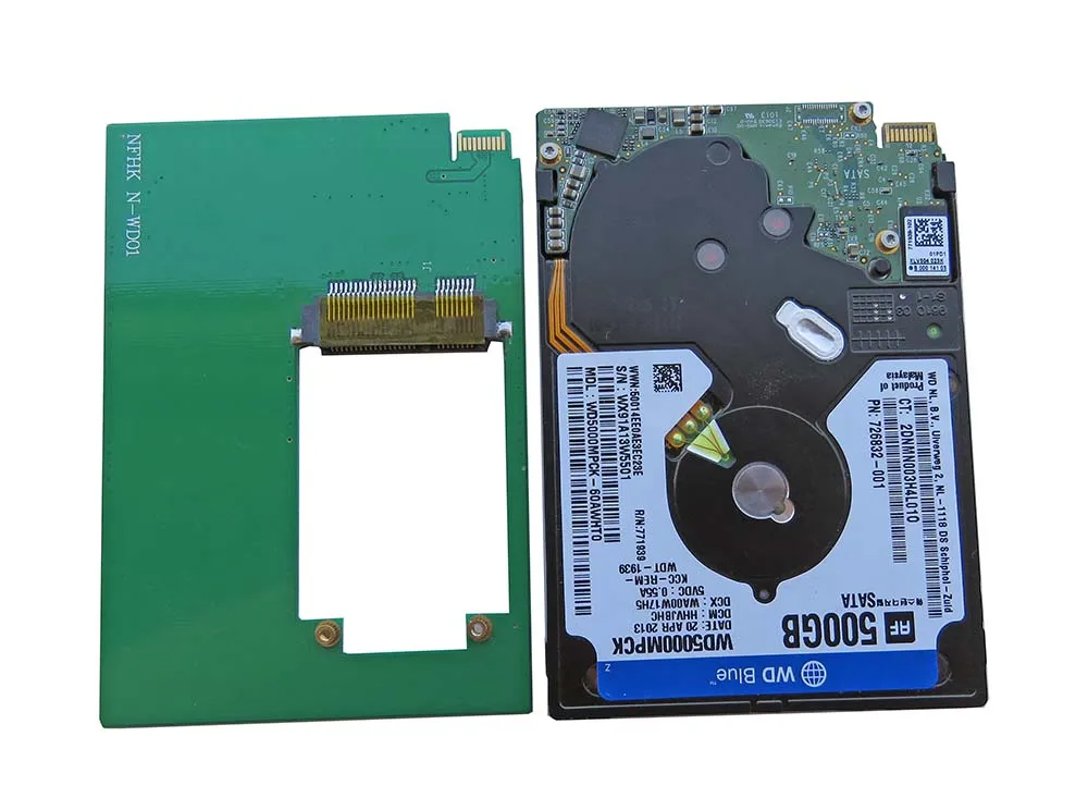 Ультратонкий адаптер для Mini PCI-E mSATA SSD заменяемый WD5000MPCK WD5000M22K WD5000M21K | Компьютеры и