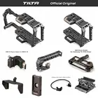 Tilta TA-T01-A-G полный Камера клетка все набор аксессуаров для BMPCC 4K  6K Камера с ручкой сверху деревянная ручка боковые ручки F970 Батарея