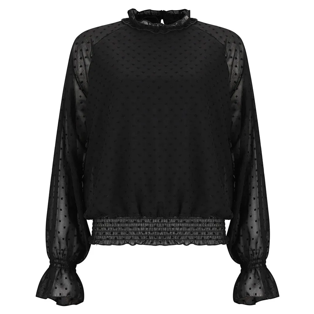 Женская льняная блузка с вышивкой элегантная офисная оборками женская блуза v