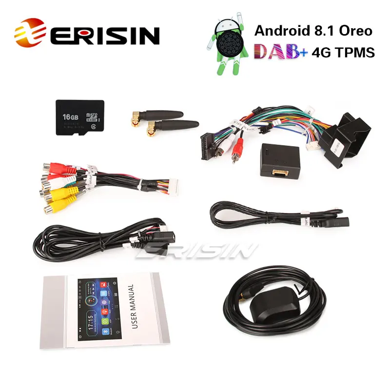 Erisin ES3985V 8 &quotDAB + Android 1 автомобильный стерео gps для VW Golf Passat Tiguan Polo Jetta Sat Nav