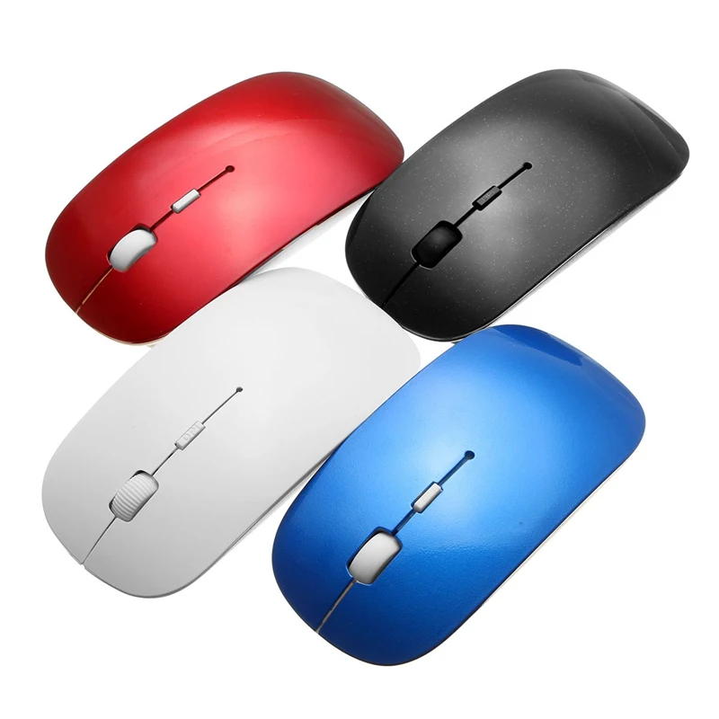 4 вида цветов тонкая bluetooth 3,0 Беспроводная мышь для Windows PC ноутбук Android 3,1+ планшет Новинка