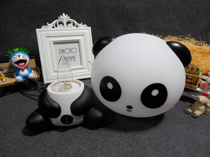 Panda/Rabbit/Dog/Bear Baby Night Light Plug Cartoon Animal 3D Lamp EU/US Nursery Children's Bedroom Toys Gifts Decor