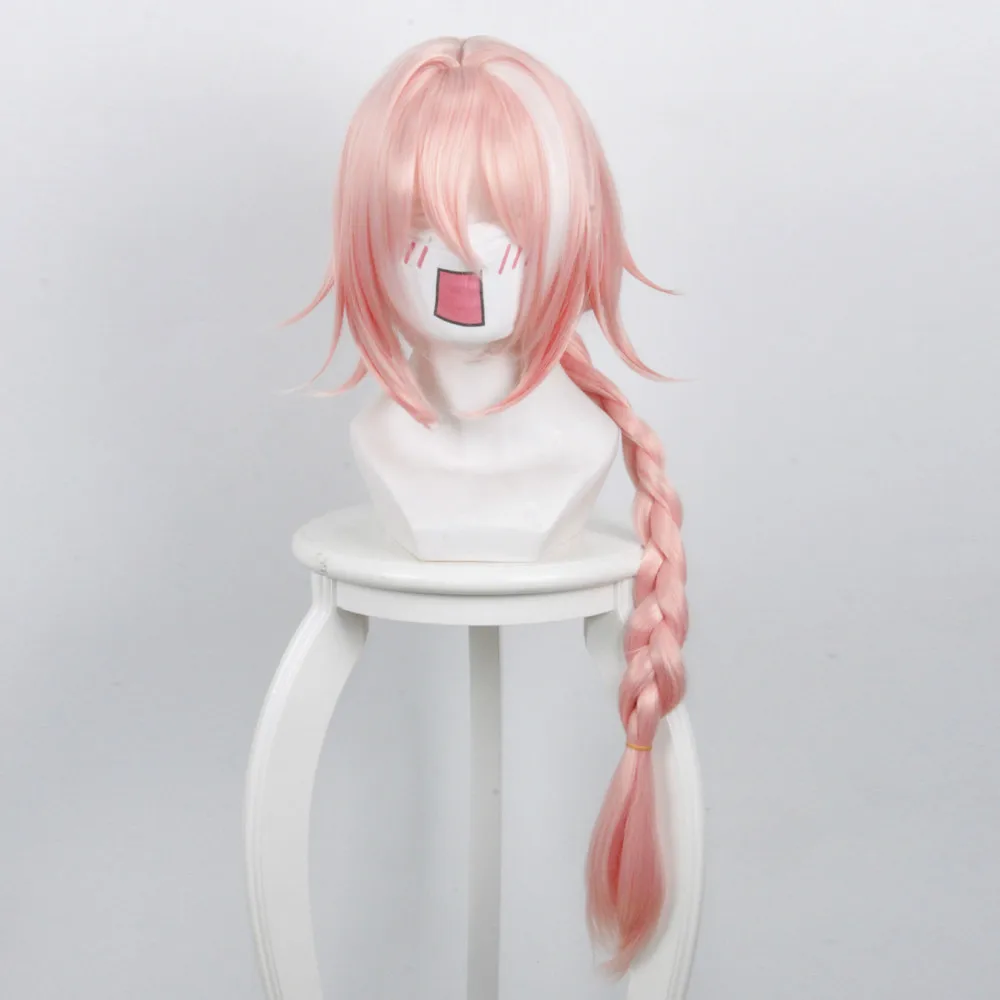 Судьба Epilogue события Astolfo косплэй костюм FGO парик обувь для взрослых обувь девочек черный форменная официальная юбка чулки женщин Розовые Волосы Hairwear