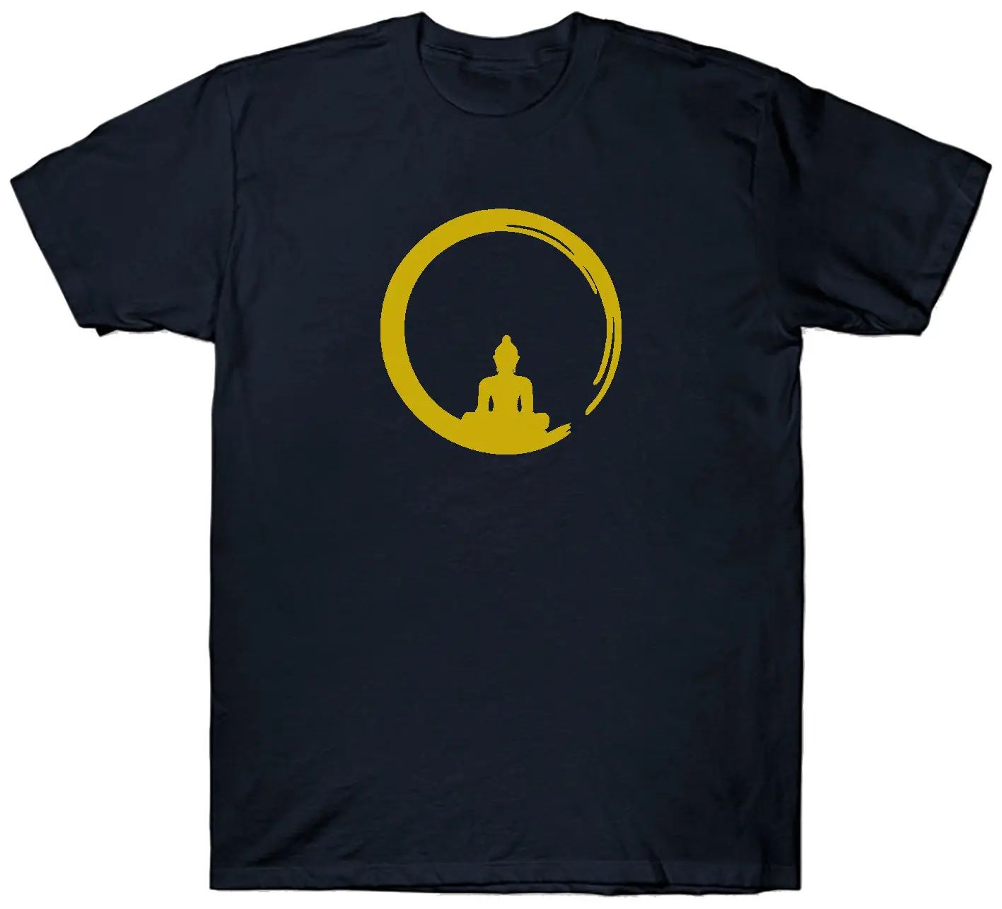 ENSO CIRCLE футболка с надписью ZEN буддизм медитация японский стиль Круглый Стиль
