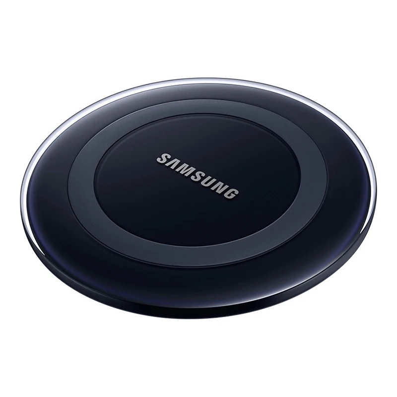 Samsung Qi Беспроводное зарядное устройство для Galaxy S10 S9 S8 Plus S7 edge/iPhone 8 Plus X, 5 В/2 а Подставка для зарядки EP-PG920I - Тип штекера: Black