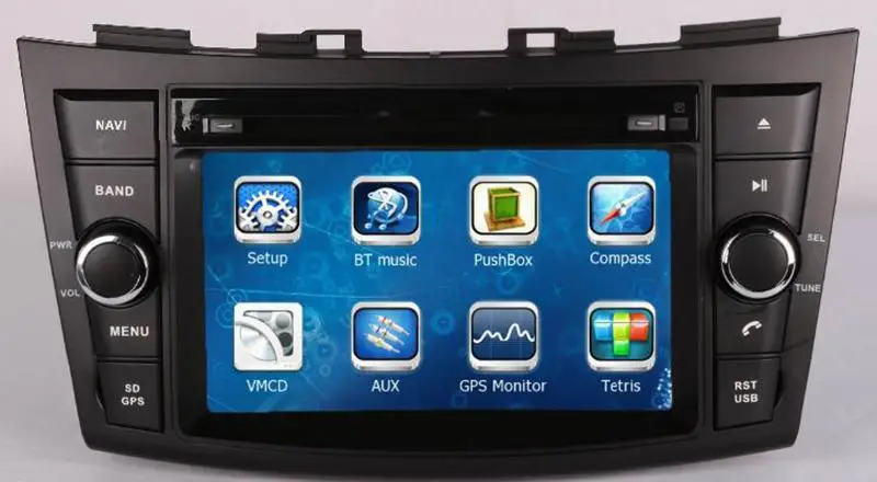 7 &quotавтомобильный dvd-плеер с GPS (опционально) аудио Радио стерео USB/SD AUX BT/TV