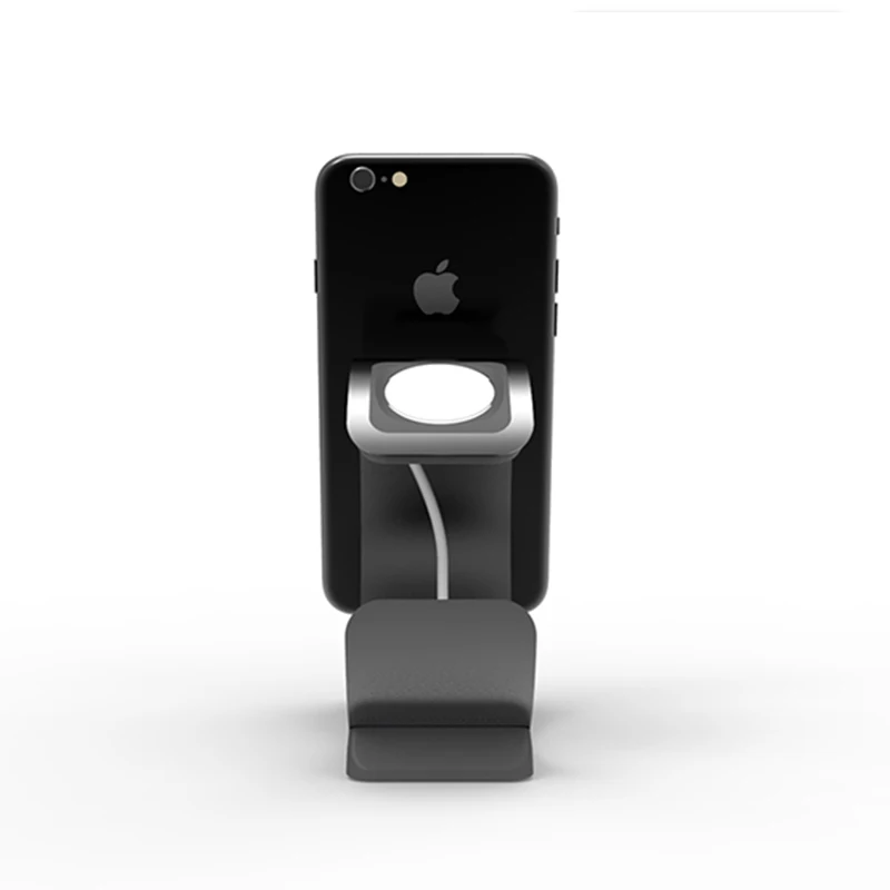 2 в 1 Настольная зарядная док-станция для Apple Watch Настольная подставка держатель для телефона база для ipad зарядное устройство подставка для iPhone поддержка