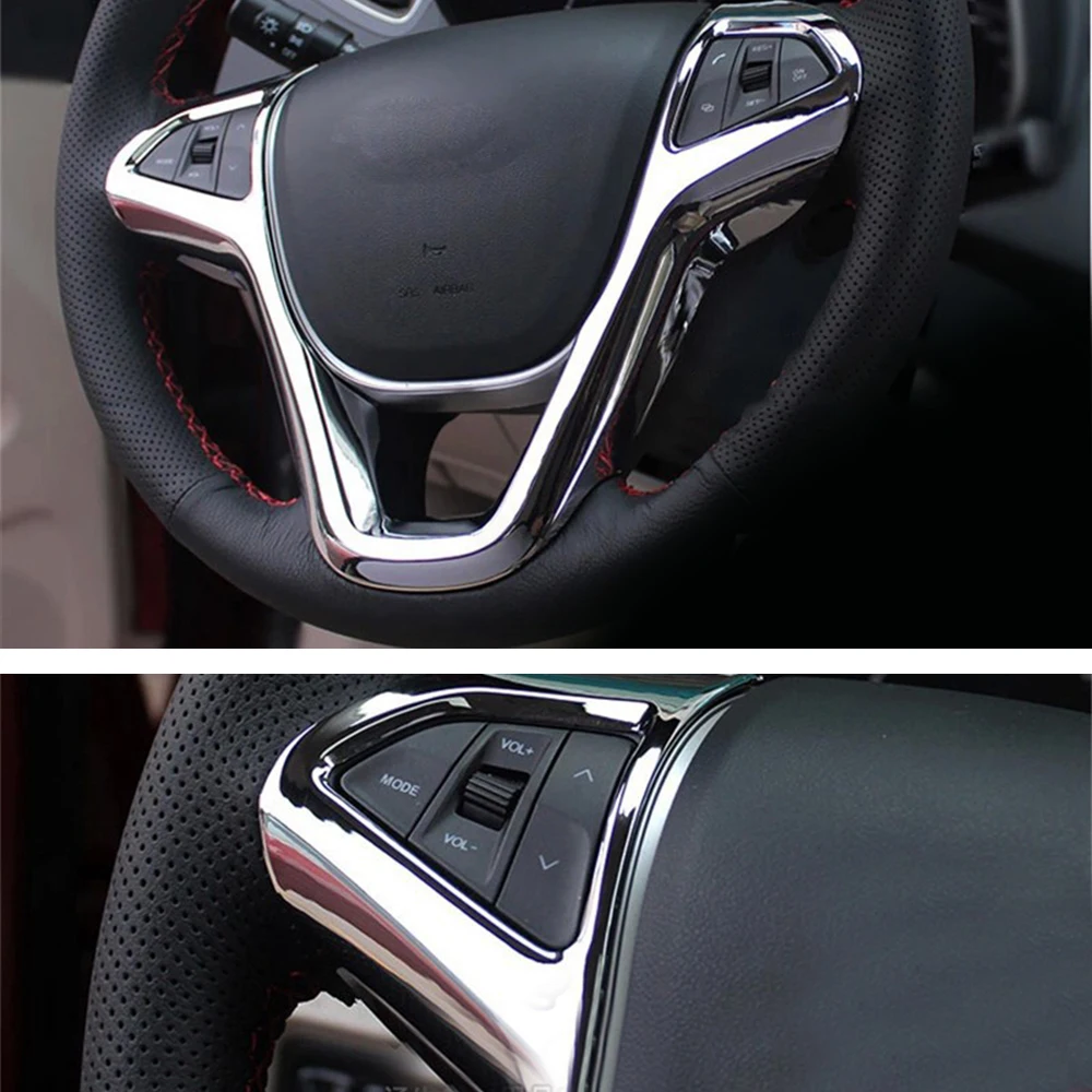 Автомобильный Стайлинг для Chery Tiggo 5 украшение внутреннего рулевого колеса
