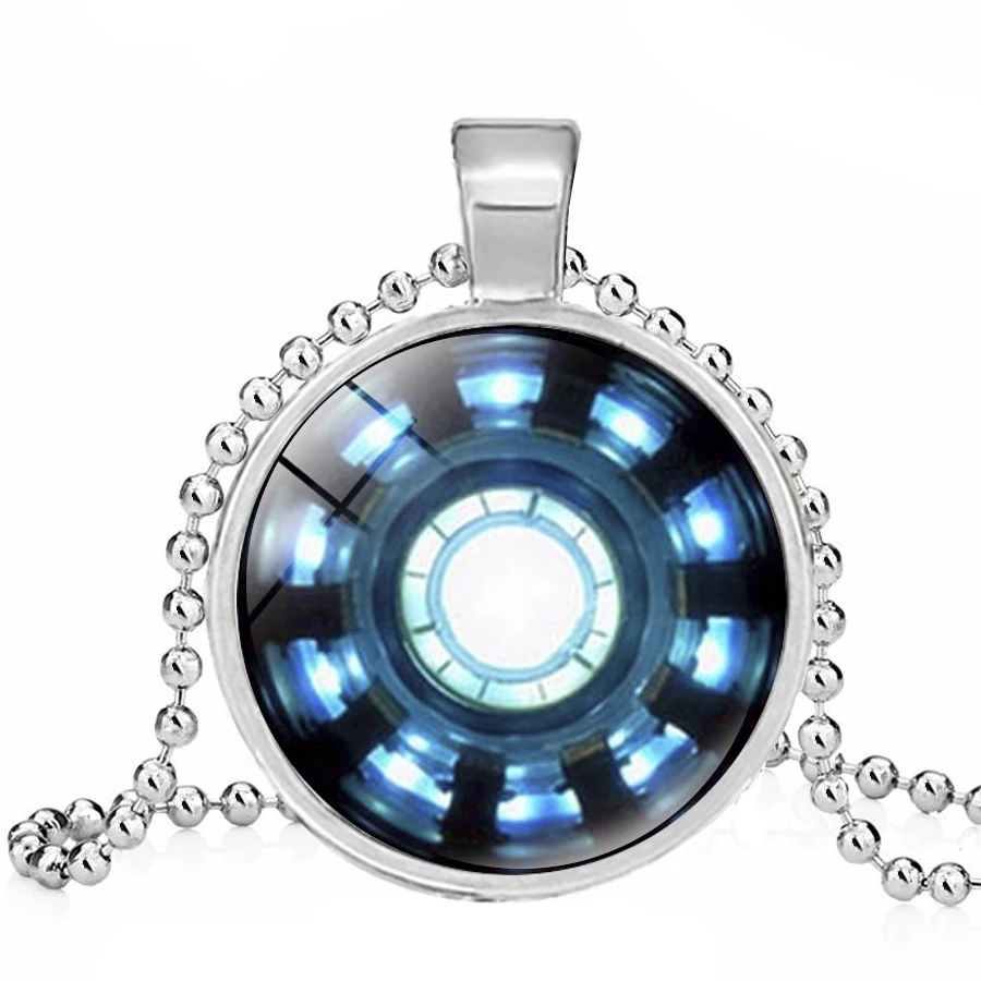 Ожерелье с сердцем Marvel Iron Man Tony Stark креативное ожерелье дуговым реактором