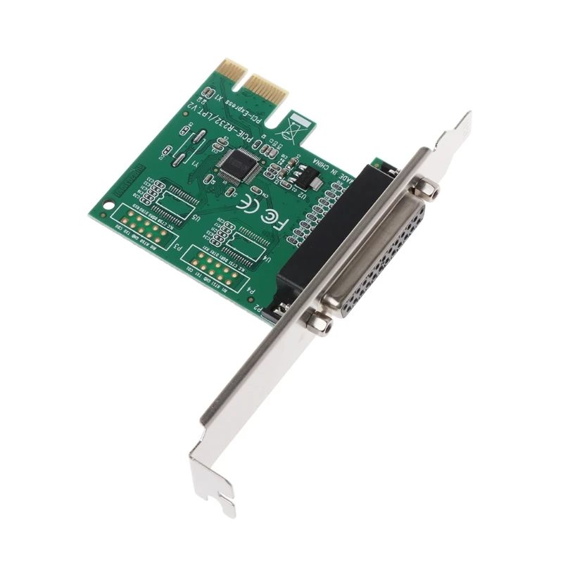 Параллельный порт DB25 25Pin принтер LPT к PCI E Express адаптер конвертер 1 шт.|Компьютерные