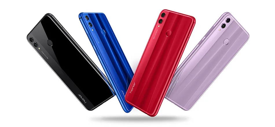 Global Honor 8X ram 4G rom 64G 6,5 дюймов android 8,1 смартфон 2,2 GHz Восьмиядерный 20MP 3750mAh 4G LTE мобильный телефон
