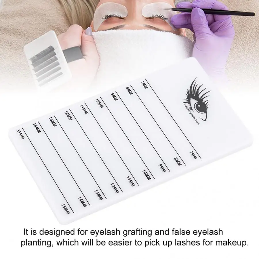 False Eyelashes Natural 7-15mm Eyelash Tray Stand Lashes Extension Grafting Planting Acrylic Board Makeup Tool | Красота и здоровье