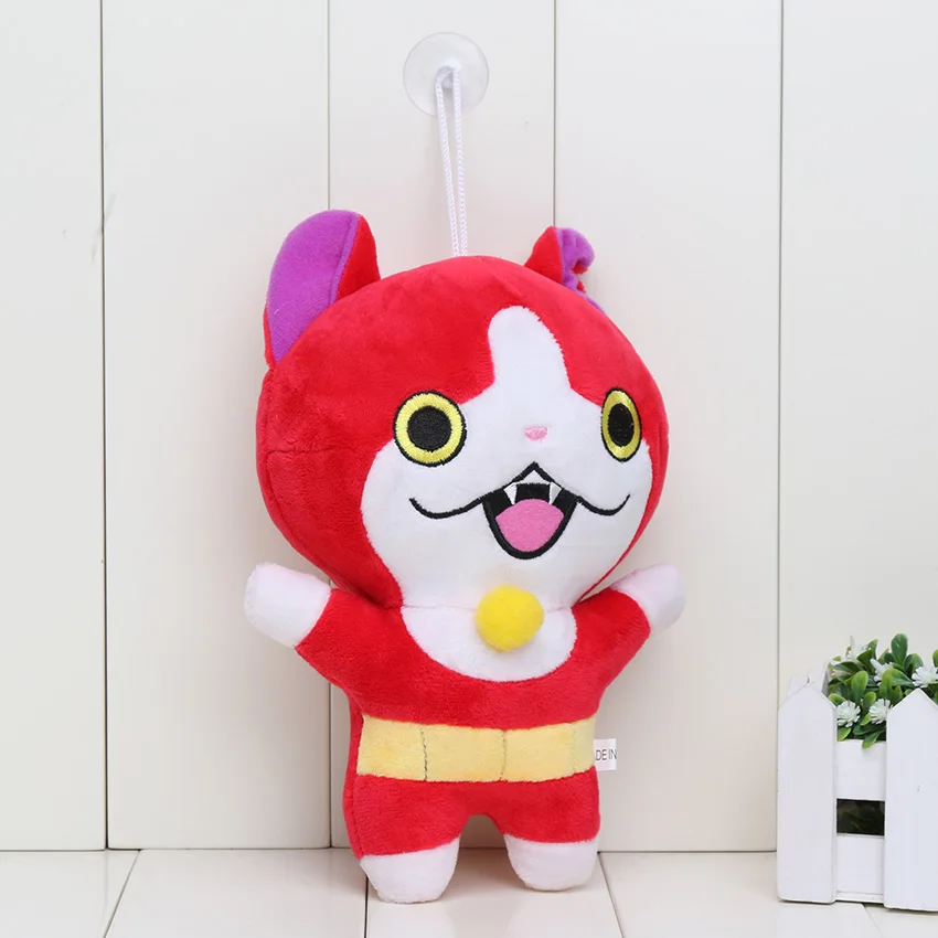 Часы Йо Кай Йокай 20 см 4 шт./компл. плюшевые игрушки Jibanyan Komasan Whisper Youkai с подвеской