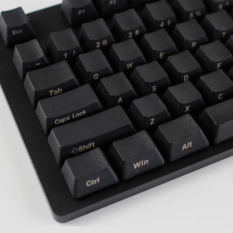 side printed black Боковая печать 108 клавиш смешанные цвета OEM профиль толстые pbt брелки съемник для wried usb mechaniacal игровая клавиатура - Цвет: side printed black