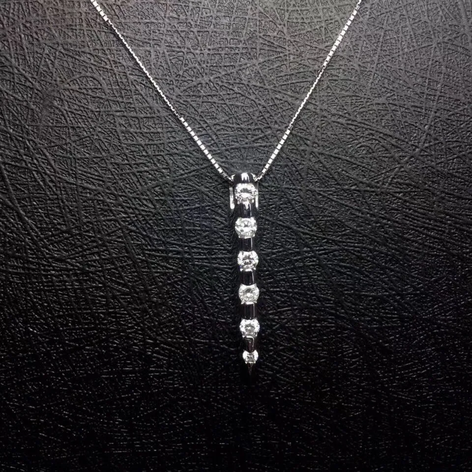 Ожерелье с бриллиантами ювелирные изделия из чистого 18-каратного золота
