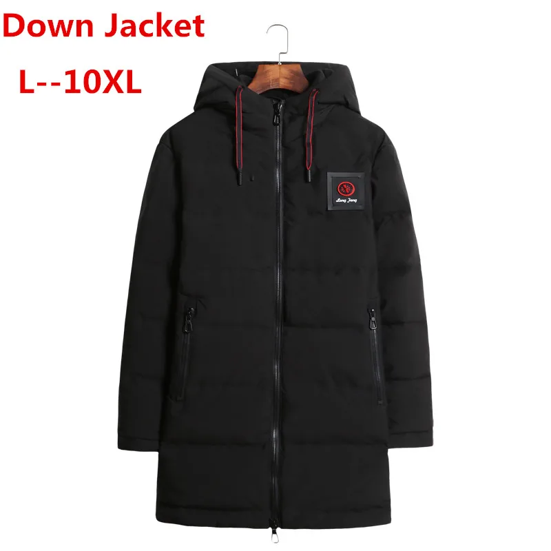 

plus size 10XL 8XL 9XL 6XL windproof thick winter men down jacket brand-clothing hooded warm duck down jacket male puffer jacket