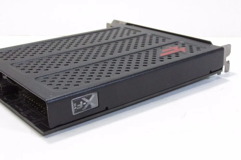 (Б/у) Оригинальная для креативной X Fi титановой Fatal1ty Pro SB0886 PCI E 7 1 Звуковая карта
