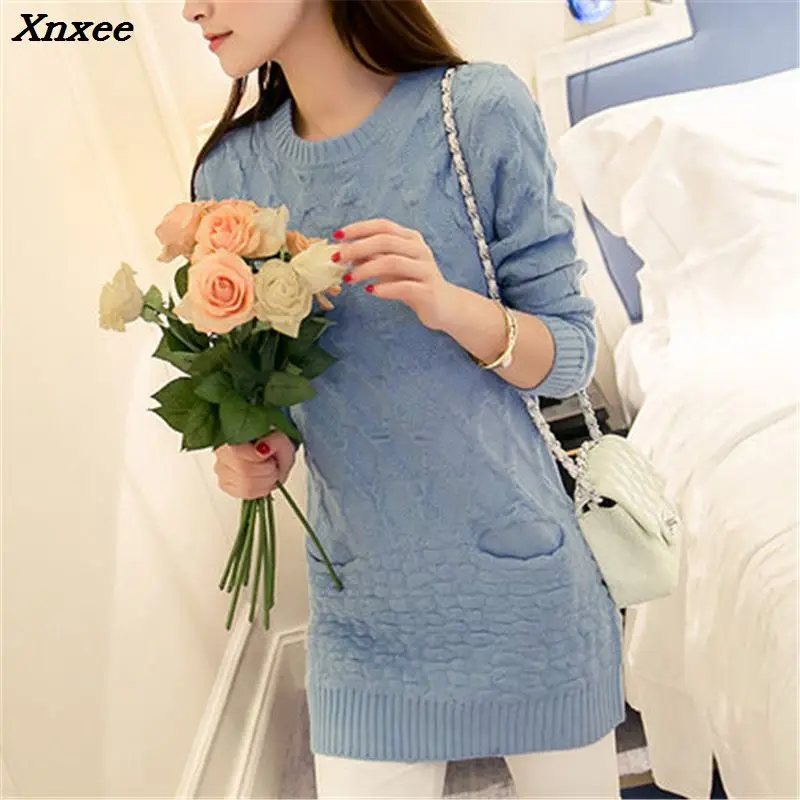 

2018 High Elasticity Knitted Women Sweater Spring Autumn Fashion Sexy Pullover Top Long Sleeves Slim Female Jumper Xnxee