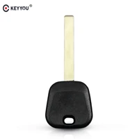 keyyou 10x transponder car key shell for chevrolet cruze buick key blanks case cover with uncut hu100 blade no chip
