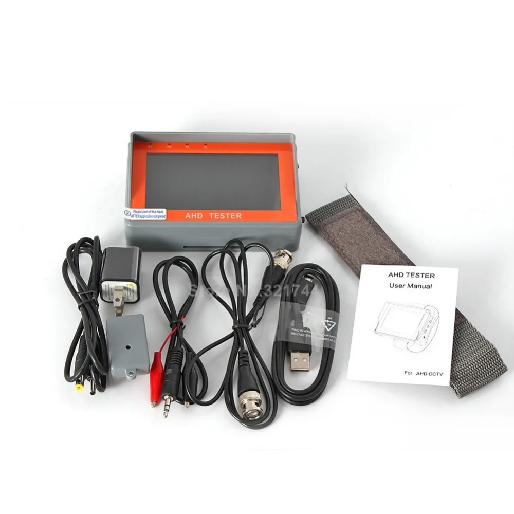 Новые CCTV 1080 P 720 AHD Камера Тесты er 4.3 дюймовый ЖК дисплей аналогового видео 12 В/ 5 В