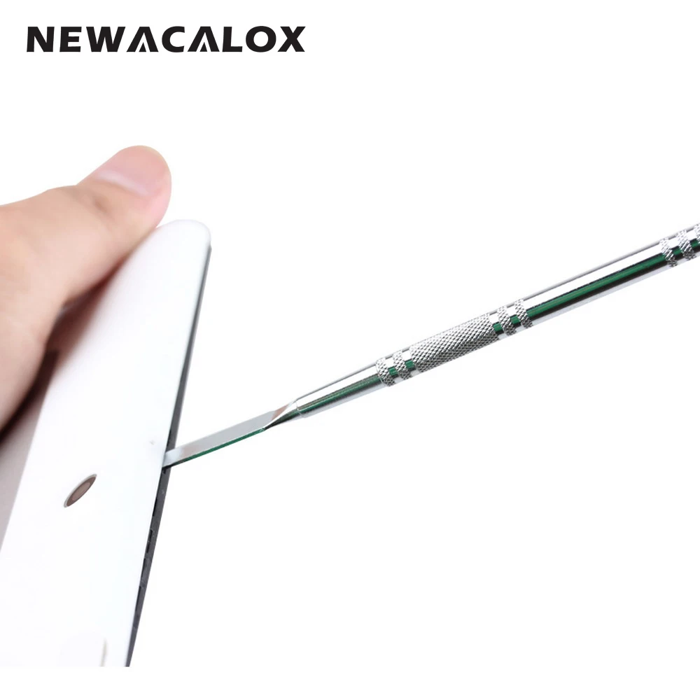 NEWACALOX DIY восстановление Открытие Набор инструментов металлический Spudger Прай бар