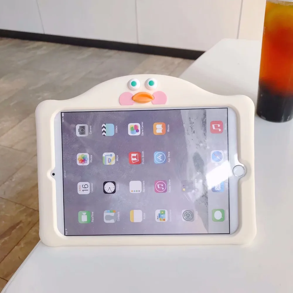 Для ipad 9,7 чехол для Apple ipad 2 3 4 Air 1/Air 2/Pro 9,7 10,5 чехол для ipad Mini 1 2 3 4 Дети милые мягкая силиконовая подставка чехол Funda