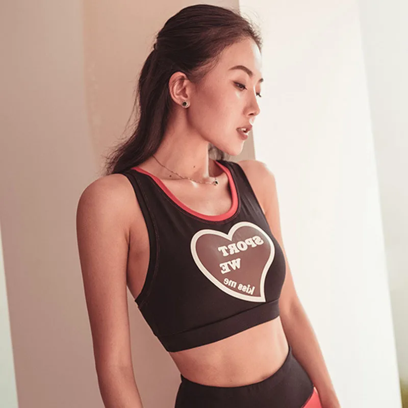 Женский бюстгальтер для йоги впитывающий дышащий спортивный Противоударная