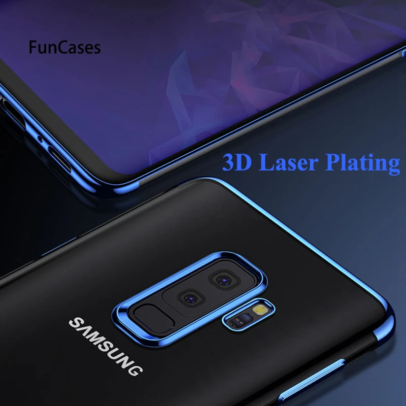 Прозрачный покрытие чехол для samsung Galaxy S10 Lite S9 S8 плюс S7 край A9S A7 A6 A8 A9 J4 J6 J8 2018 J3 J5 J7 A3