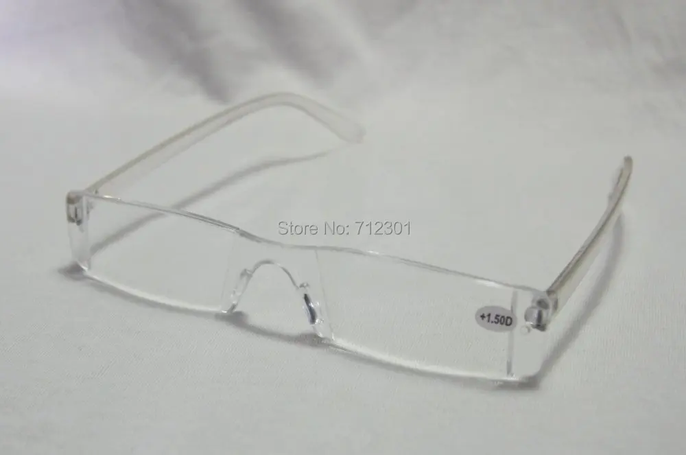 Небьющиеся очки для чтения мужчин и женщин светильник прозрачные пластиковые