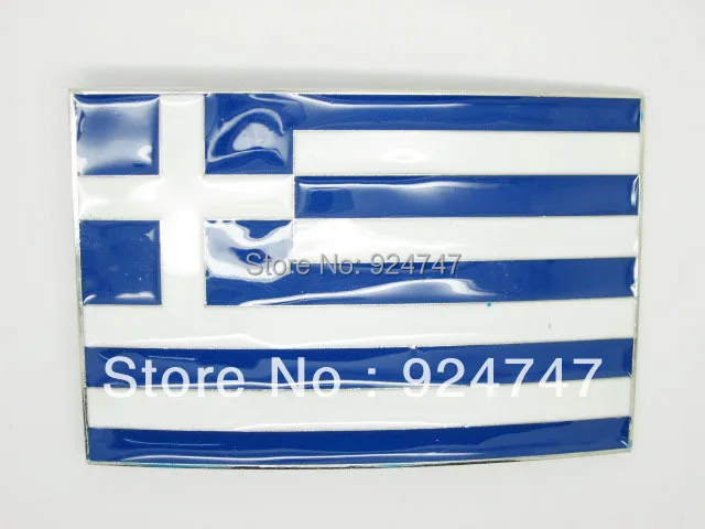 

Greece Flag Belt Buckle