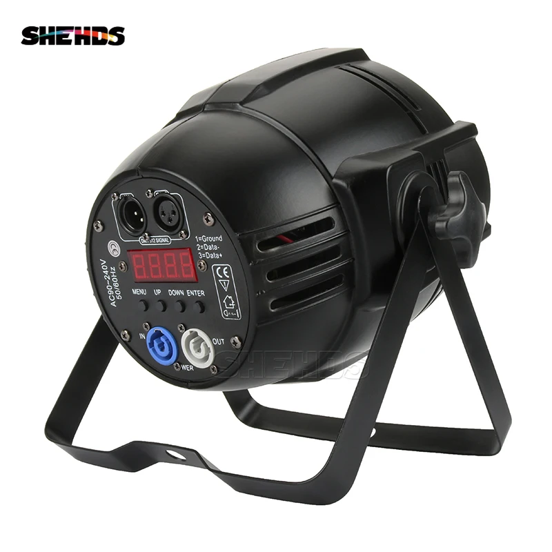 Цена Светодиодный светильник SHEHDS Par COB 200 Вт, теплый + холодный светильник в алюминиевом корпусе DMX512, сценическое освещение для кинотеатров, конце...