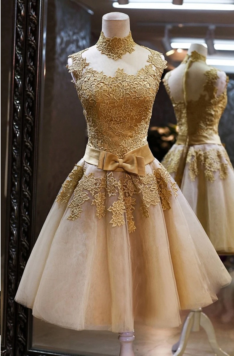 Платья для выпускного вечера короткое золотое королевское синее дешевое розовое