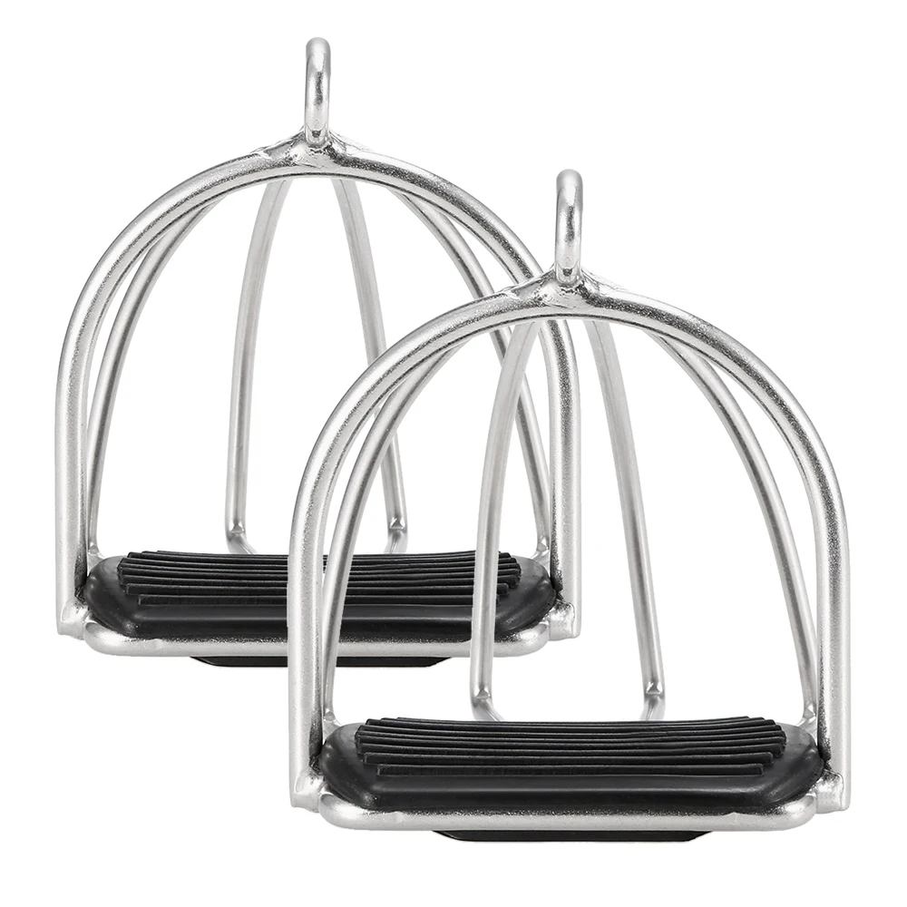 2 шт. стальные конные седла для верховой езды противоскользящие педали|Товары