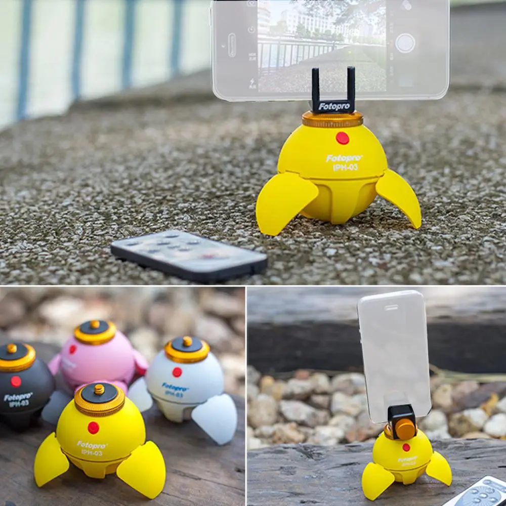 360 градусов вращения панорамная головка 1/4 &quotвинт штатив с Bluetooth пульт