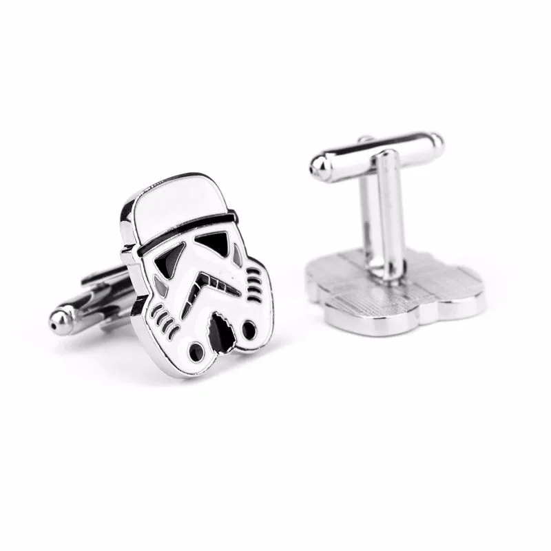 Запонки из фильма Звездные войны маска штурмовик запонки для мужчин и женщин