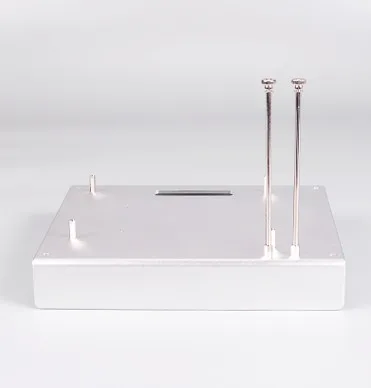 Silver QDIY PC-ZB01 Mini ITX персонализированный открывающийся алюминиевый сплав материнская плата платформа Кронштейн Рамка Шасси - Цвет: Silver