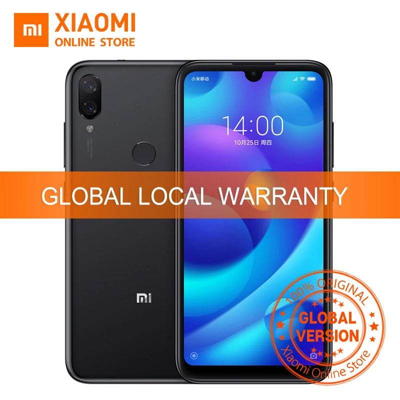 Глобальная версия Xiaomi Mi Play station 4 Гб 64 ГБ мобильный телефон Процессор MTK Helio P35 Octa Core