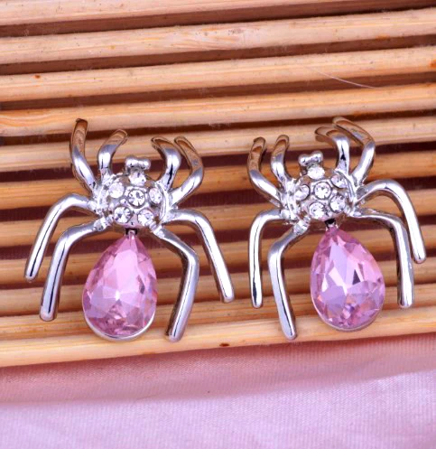 E036 корейские модные украшения творческий реалистичный кристалл серьги в виде