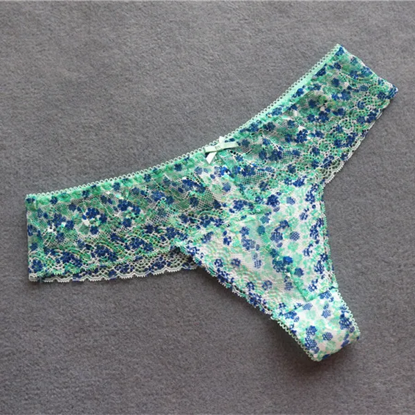 Зеленый Женское нижнее белье Voplidia pantie, сексуальное женское белье, стринги, стринги розового размера плюс, женское Бесшовное Нижнее белье Танга PM018 - Цвет: Зеленый