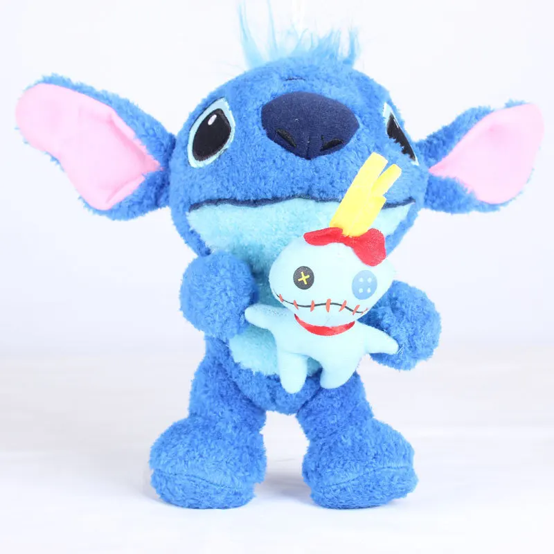 Kawaii Лило и Ститч плюшевые игрушки синий стежок Scrump мягкие животные куклы дети