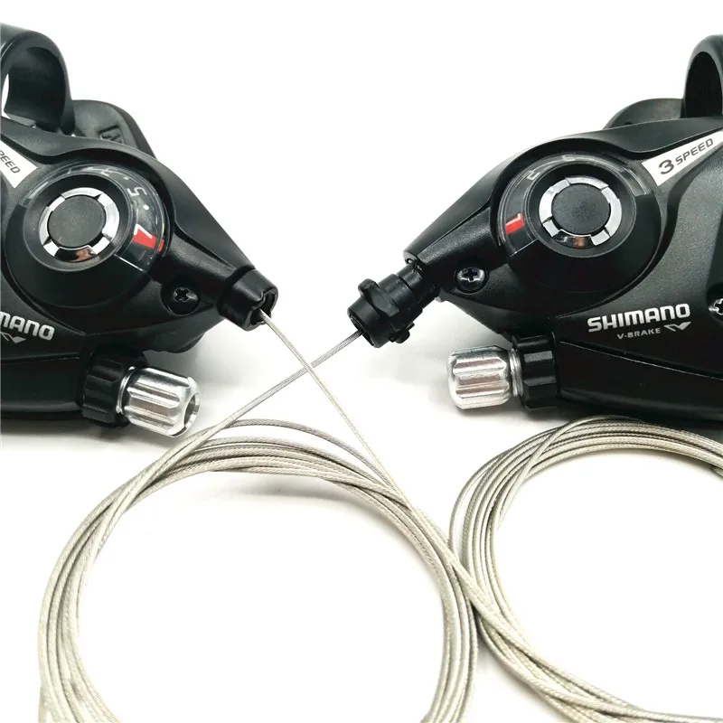 Оригинальный SHIMANO ST EF51 7/8 Скорость сиамские Переключатель скоростей Рычаг