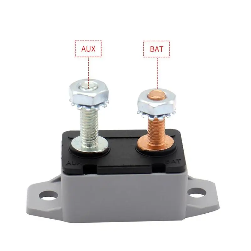 VODOOL DC 12V/24V 10/15/20/25/30/40/50A автомобильный автомат защити цепи с красной крышкой