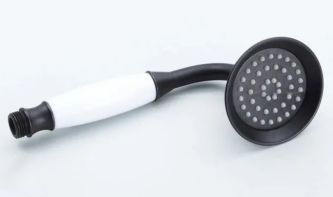 

Black Oil Rubbed Brass Telephone Shape Hand Spray Handheld Shower head / Bathroom Accessory (Standard 1/2") mhh006