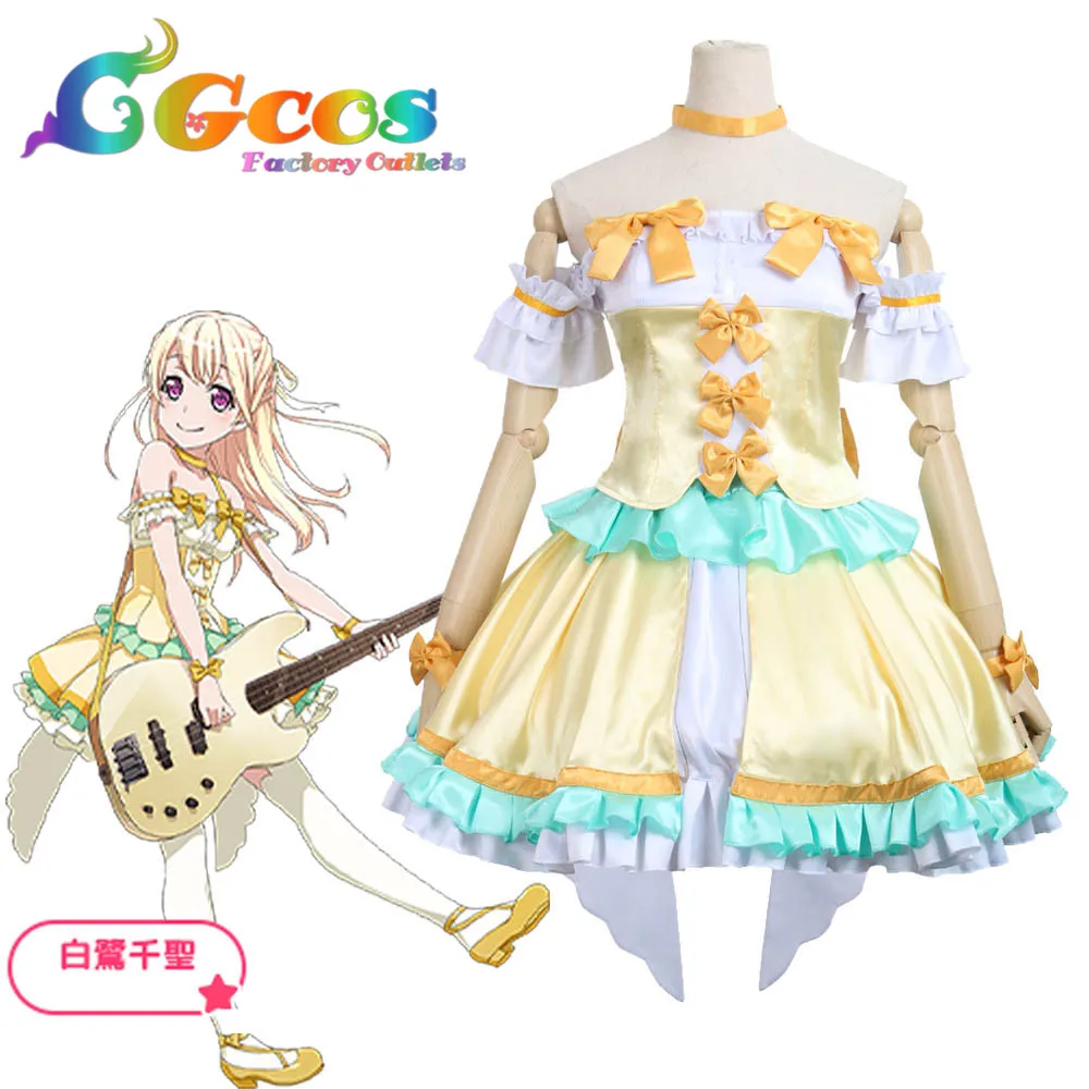 Бесплатная доставка Косплэй костюм Bang мечта Пастель * палитра shirasagi Chisato