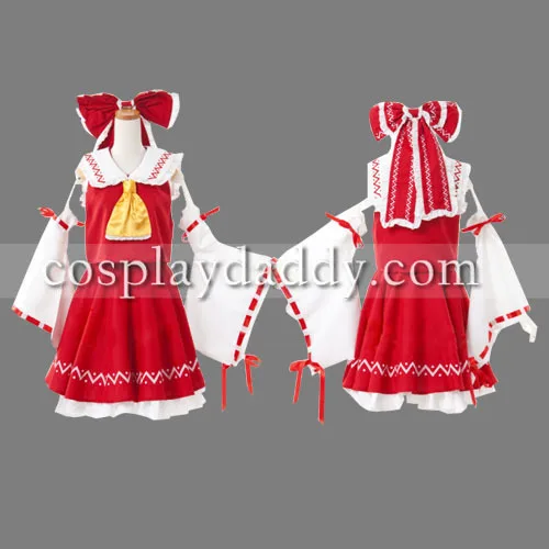 Костюм для косплея Touhou Project Reimu Hakurei полный комплект |