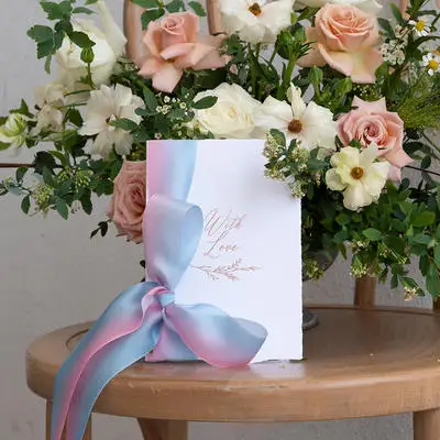 color vows card 1 шт. украшения из бумаги для свадьбы День брака фото реквизит Mr Mrs his ее обет карты - Цвет: color vows card