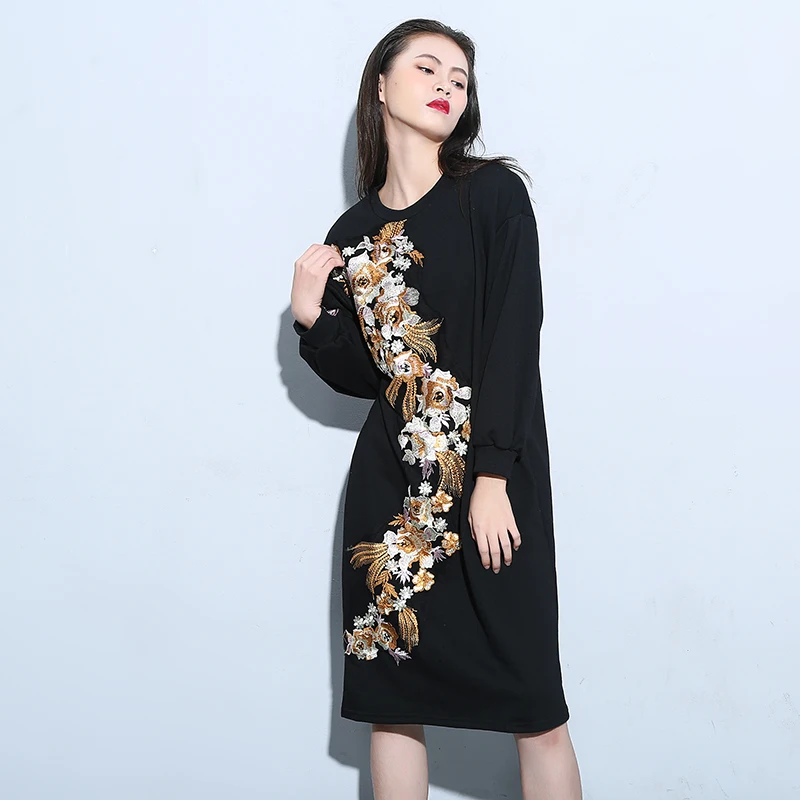Весна серый Женщин Mini Dress Длинным Рукавом Высокий Воротник Случайные Vestidos
