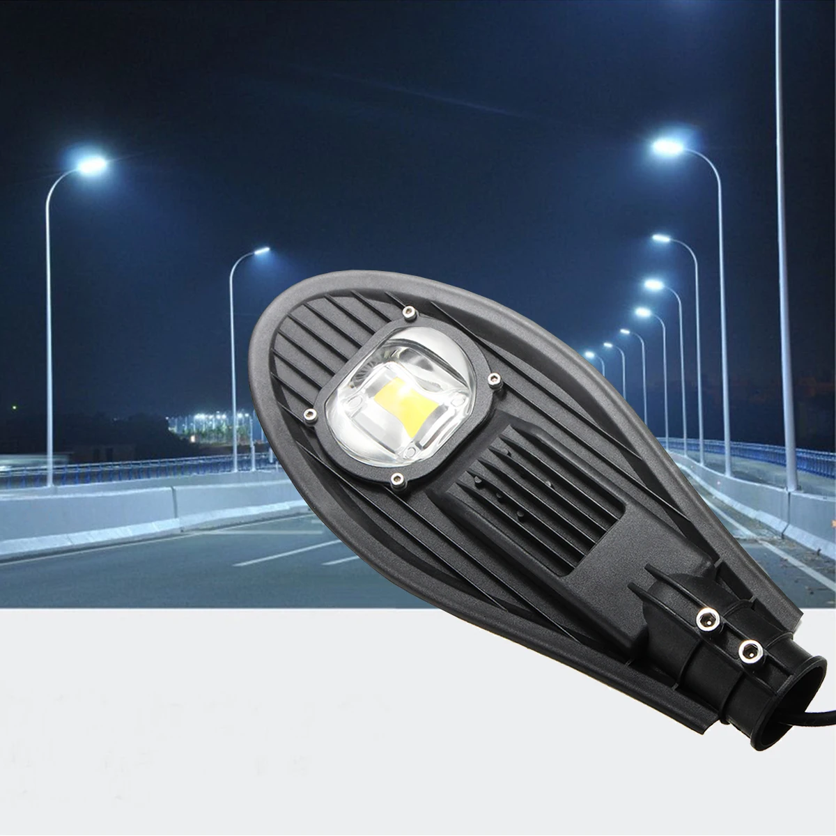 Mising 20W 30W Flood Outdoor Lighting Road LED Street Light Industrial Lamp Garden Yard Light Pure Warm White DC12V
